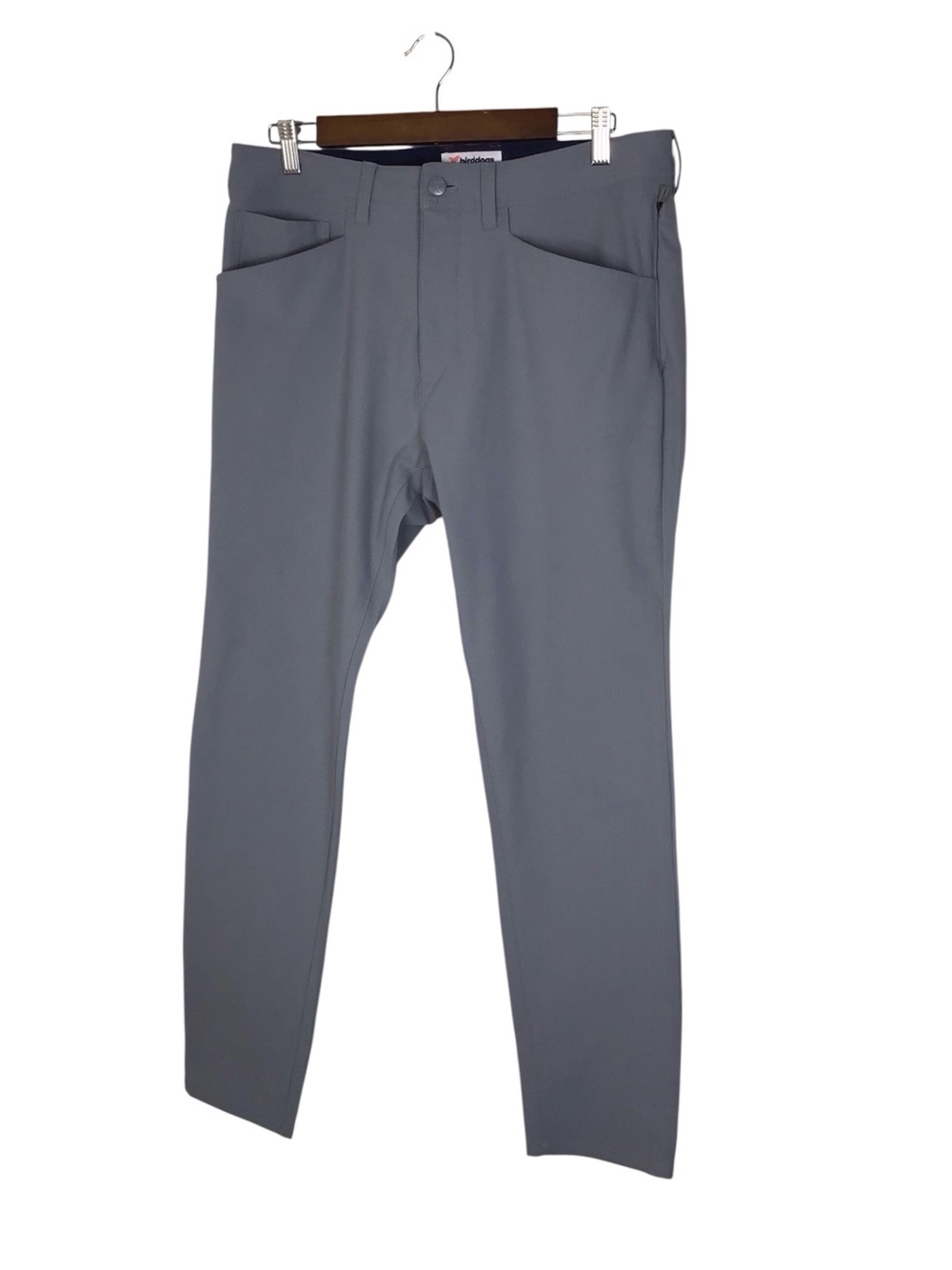 Birddogs Flex 5 Pocket Slim Fit Pant in Grey Size 32.